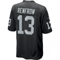 LV.Raiders #13 Hunter Renfrow Black Game Player Jersey Stitched American Football Jerseys