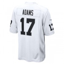LV. Raiders #17 Davante Adams White Game Jersey Stitched American Football Jerseys