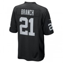 LV. Raiders #21 Cliff Branch Black Retired Player Game Jersey Stitched American Football Jerseys
