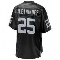LV. Raiders #25 Fred Biletnikoff Pro Line Black Retired Player Jersey Stitched American Football Jerseys