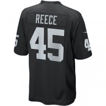 LV. Raiders #45 Marcel Reece Black Game Jersey Stitched American Football Jerseys