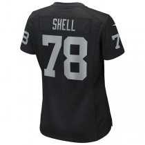 LV. Raiders #78 Art Shell Black Game Retired Player Jersey Stitched American Football Jerseys