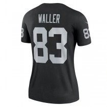 LV. Raiders #83 Darren Waller Black Legend Jersey Stitched American Football Jerseys