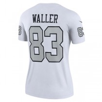 LV. Raiders #83 Darren Waller White Alternate Legend Jersey Stitched American Football Jerseys