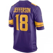 MN.Vikings #18 Justin Jefferson Purple Alternate Game Jersey Stitched American Football Jerseys