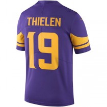 MN.Vikings #19 Adam Thielen Purple Vapor Untouchable Color Rush Limited Player Jersey Stitched American Football Jerseys