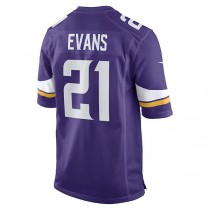 MN.Vikings #21 Akayleb Evans Purple Game Player Jersey Stitched American Football Jerseys
