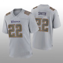MN.Vikings #22 Harrison Smith Gray Atmosphere Game Jersey Stitched American Football Jerseys