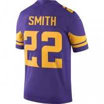 MN.Vikings #22 Harrison Smith Purple Vapor Untouchable Color Rush Limited Player Jersey Stitched American Football Jerseys