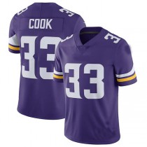 MN.Vikings #33 Dalvin CookPurple Vapor Untouchable Limited Jersey Stitched American Football Jerseys