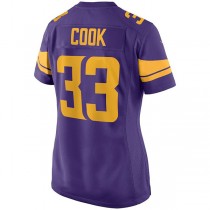 MN.Vikings #33 Dalvin Cook Purple Alternate Game Player Jersey Stitched American Football Jerseys