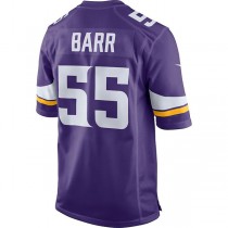 MN.Vikings #55 Anthony Barr Purple Game Jersey Stitched American Football Jerseys