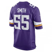 MN.Vikings #55 Za'Darius Smith Purple Game Jersey Stitched American Football Jerseys