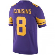 MN.Vikings #8 Kirk Cousins Purple Color Rush Vapor Untouchable Limited Jersey Stitched American Football Jerseys