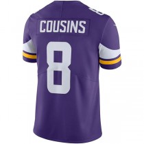 MN.Vikings #8 Kirk Cousins Purple Vapor Untouchable Limited Jersey Stitched American Football Jerseys