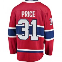 M.Canadiens #31 Carey Price Fanatics Branded Breakaway Player Jerse Red Stitched American Hockey Jerseys