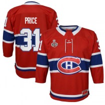 M.Canadiens #31 Carey Price Home 2021 Stanley Cup Final Bound Breakaway Jersey Red Stitched American Hockey Jerseys