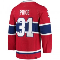 M.Canadiens #31 Carey Price Home Primegreen Authentic Pro Player Jersey Red Stitched American Hockey Jerseys