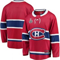 M.Canadiens Fanatics Branded Home 2021 Stanley Cup Final Bound Breakaway Jersey Red Stitched American Hockey Jerseys