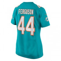 M.Dolphins #44 Blake Ferguson Aqua Game Player Jersey Stitched American Football Jerseys