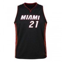 M.Heat #21 Hassan Whiteside wingman Jersey Icon Edition Black Stitched American Basketball Jersey