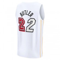 M.Heat #22 Jimmy Butler Fanatics Branded 2022-23 Fastbreak Jersey City Edition White Stitched American Basketball Jersey