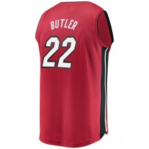 M.Heat #22 Jimmy Butler Fanatics Branded Fast Break Replica Player Jersey Red Stitched American Basketball Jersey
