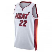 M.Heat #22 Jimmy Butler Unisex 2022-23 Swingman Jersey Association Edition White Stitched American Basketball Jersey