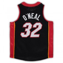 M.Heat #32 Shaquille O'Neal Mitchell & Ness Infant 2005-06 Hardwood Classics Retired Player Jersey Black Stitched American Basketball Jersey