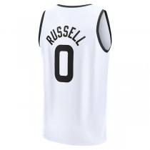 M.Timberwolves #0 D'Angelo Russell Fanatics Branded 2022-23 Fastbreak Jersey City Edition White Stitched American Basketball Jersey