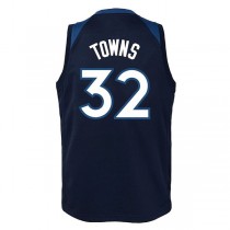 M.Timberwolves #32 Karl-Anthony Towns Swingman Jersey Icon Edition Navy Stitched American Basketball Jersey