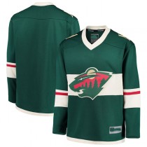 M.Wild Fanatics Fanatics Branded Home Replica Blank Jersey Green Stitched American Hockey Jerseys