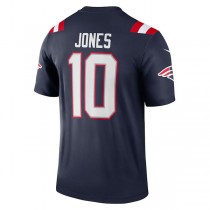 NE.Patriots #10 Mac Jones Navy Legend Jersey Stitched American Football Jerseys