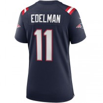 NE.Patriots #11 Julian Edelman Navy Game Jersey Stitched American Football Jerseys