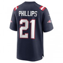 NE.Patriots #21 Adrian Phillips Navy Game Jersey Stitched American Football Jerseys
