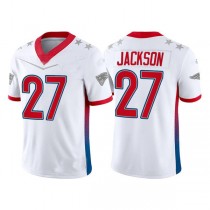 NE.Patriots #27 J.C. Jackson 2022 White Pro Bowl Stitched Jersey American Football Jerseys