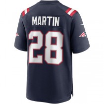 NE.Patriots #28 Curtis Martin Navy Game Retired Player Jersey Stitched American Football Jerseys