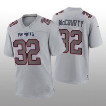 NE.Patriots #32 Devin McCourty Gray Atmosphere Game Jersey Stitched American Football Jerseys