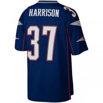 NE.Patriots #37 Rodney Harrison Mitchell & Ness Navy Legacy Replica Jersey Stitched American Football Jerseys