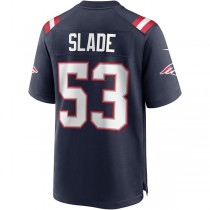 NE.Patriots #53 Chris Slade Navy Game Retired Player Jersey Stitched American Football Jerseys
