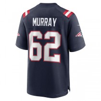 NE.Patriots #62 Bill Murray Navy Game Player Jersey Stitched American Football Jerseys