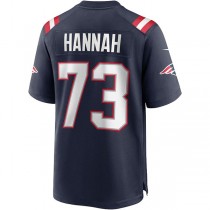 NE.Patriots #73 John Hannah Navy Game Retired Player Jersey Stitched American Football Jerseys