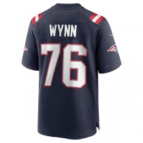 NE.Patriots #76 Isaiah Wynn Navy Game Jersey Stitched American Football Jerseys
