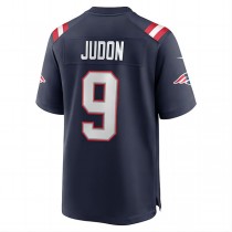 NE.Patriots #9 Matt Judon Navy Game Player Jersey Stitched American Football Jerseys
