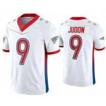 NE.Patriots #9 Matt Judon White 2022 Pro Bowl Vapor Untouchable Stitched Limited Jersey American Football Jerseys