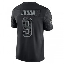 NE.Patriots #9 Matthew Judon Black RFLCTV Limited Jersey Stitched American Football Jerseys