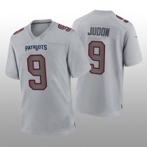 NE.Patriots #9 Matthew Judon Gray Atmosphere Game Jersey Stitched American Football Jerseys