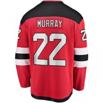 NJ.Devils #22 Ryan Murray Fanatics Branded Youth Breakaway Player Jersey Red Stitched American Hockey Jerseys