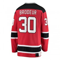 NJ.Devils #30 Martin Brodeur Fanatics Branded Premier Breakaway Retired Player Jersey Red Stitched American Hockey Jerseys