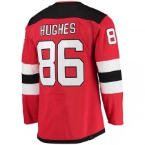 NJ.Devils #86 Jack Hughes Home Primegreen Authentic Pro Player Jersey Red Stitched American Hockey Jerseys